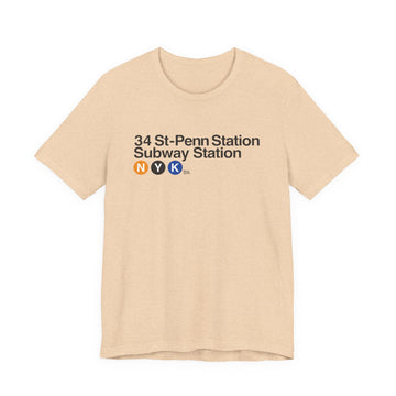34 St-Penn Station Subway Tee
