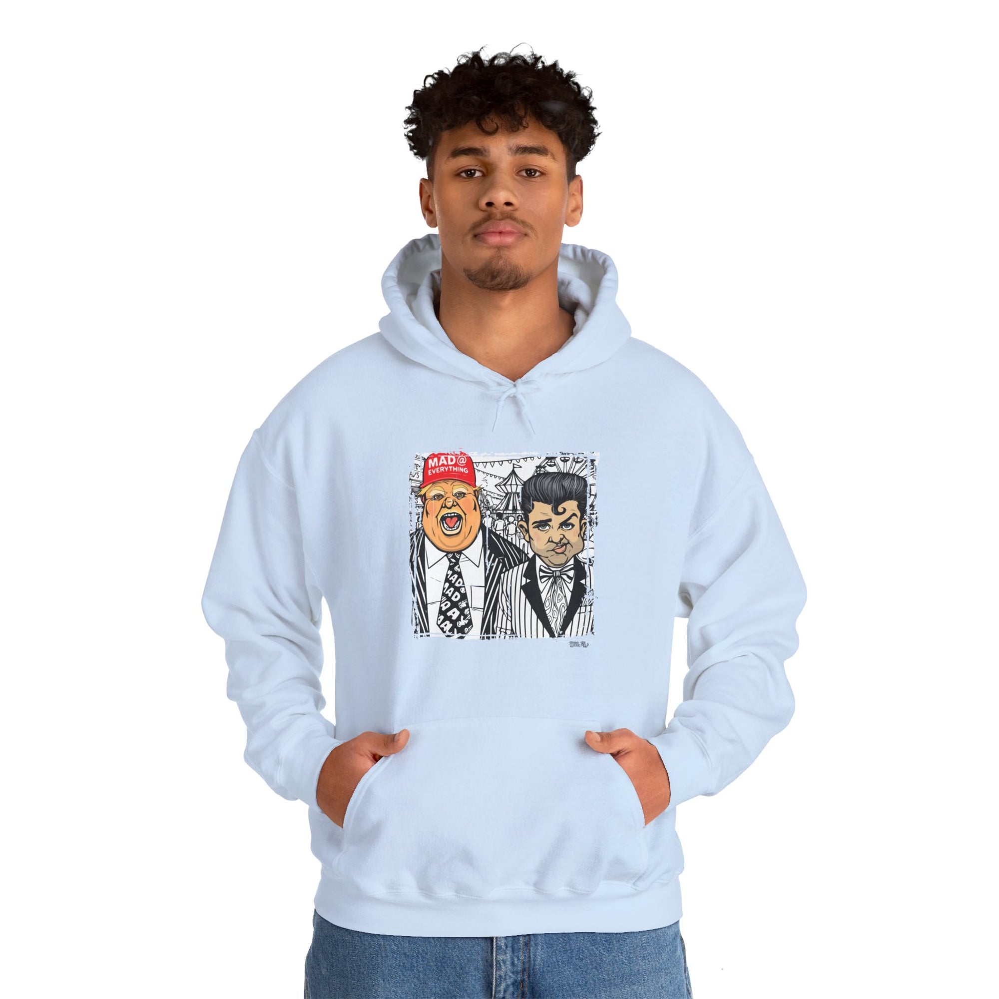Mad At Everything - Unisex Heavy Blend™ Graphic Hooded Sweatshirt